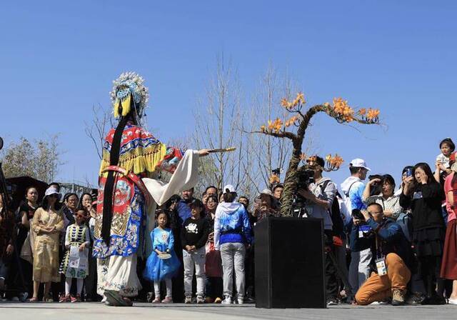 世园会“北京日”京剧《贵妃醉酒》献艺北京园