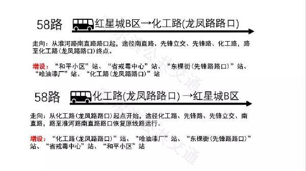 先锋路区域乘客注意啦｜公交58路延伸至龙凤路