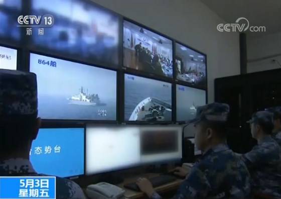 中俄“海上联合-2019”演习：海上对抗 信息化系统高效指挥