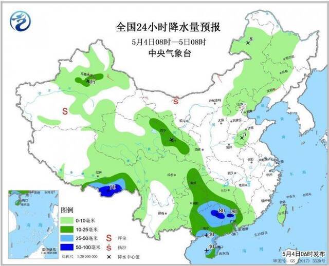 五一小长假返程遇风雨 两广地区将有暴雨