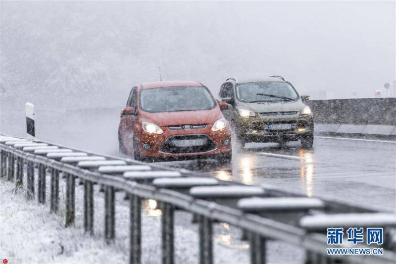 冷空气侵袭德国 黑森州五月飞雪