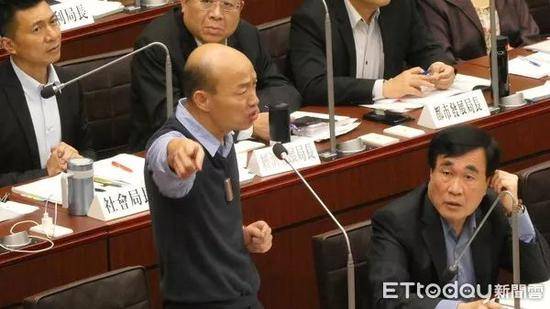 市议会质询被集体羞辱 韩国瑜:民进党没讲我1句好