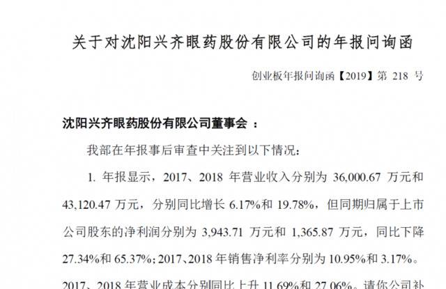 增收不增利，股价14个涨停，深交所11问妖股兴齐眼药