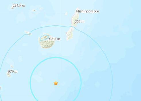 日本西南部海域发生5.4级地震 震源深度35千米