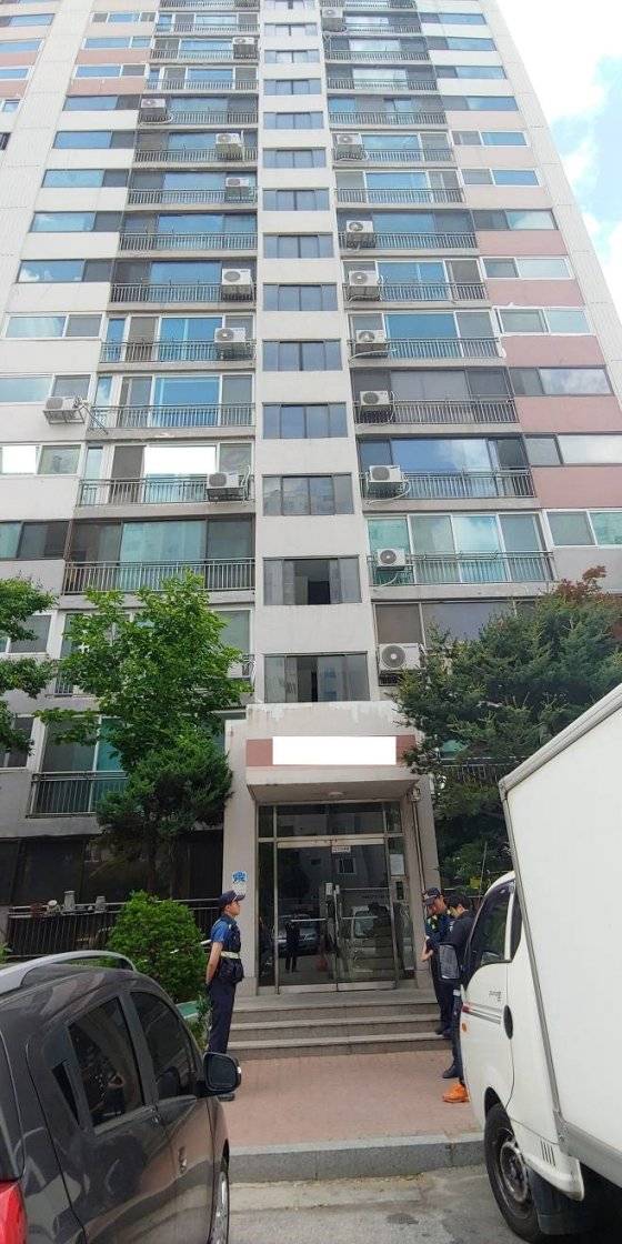 发生惨案的公寓楼（韩国《中央日报》）