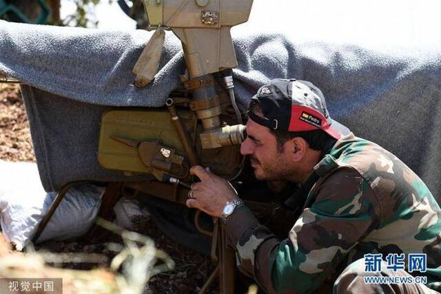 叙利亚政府军持续在哈马省展开军事行动