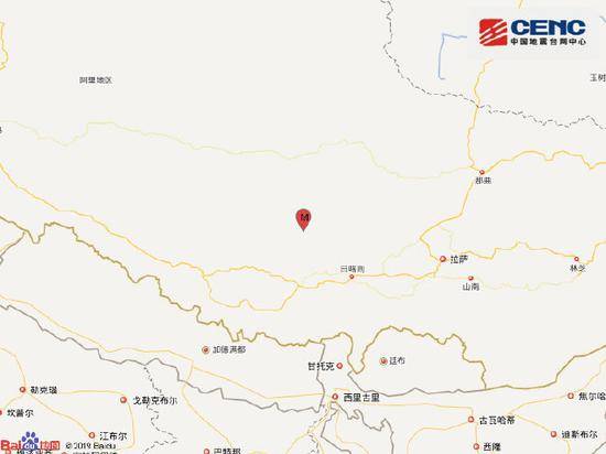西藏日喀则市谢通门县4.3级地震 震源深度8千米