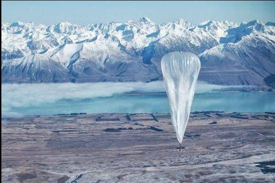 ▲谷歌用热气球提供互联网的项目名称为“潜鸟计划”（Project Loon）（图源网络）
