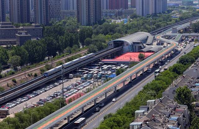 北京首条自行车专用路本周五早7时开通组图