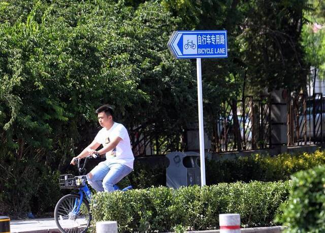 北京首条自行车专用路本周五早7时开通组图