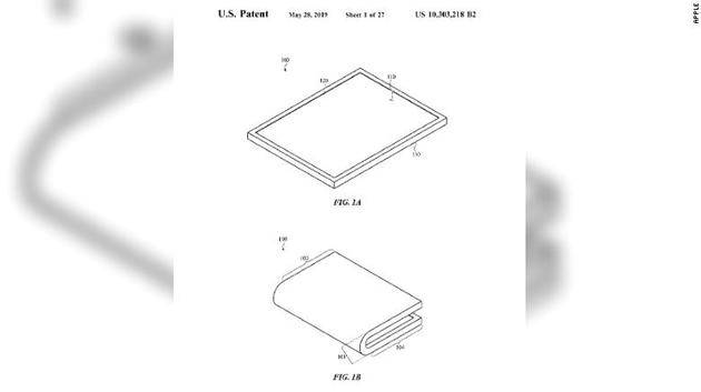 苹果获折叠屏幕专利 有望在2020年推出可折叠iPhone