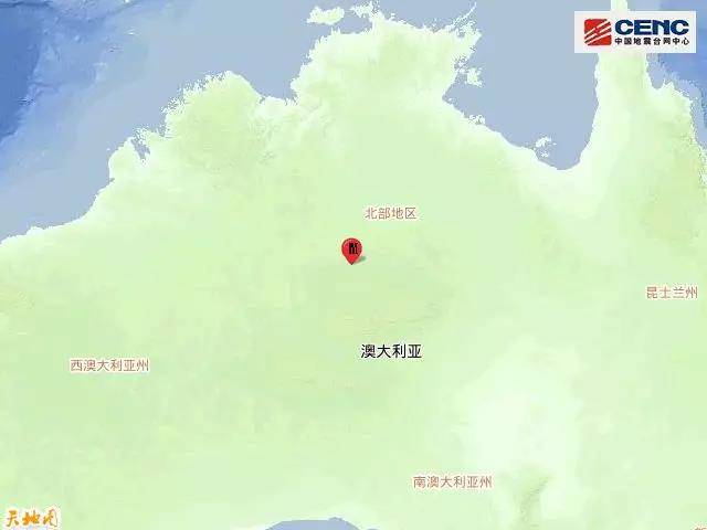 澳大利亚北部地区发生5.1级地震