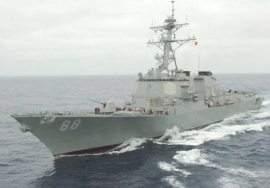 美国驱逐舰“普雷贝尔”号（DDG-88），先后奔赴我南沙群岛，后经过台湾海峡图源：社交媒体