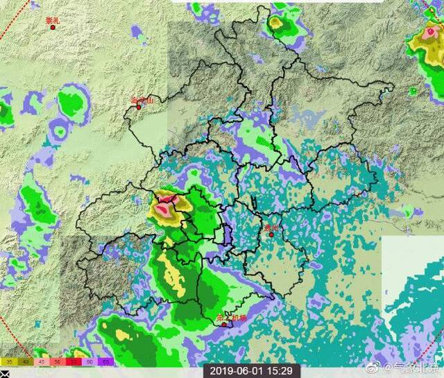 北京六区发布雷电蓝色预警