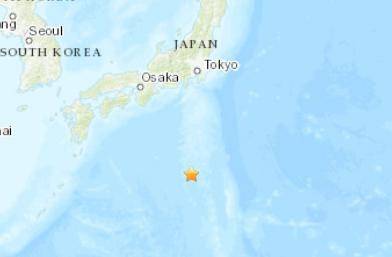 日本伊豆群岛海域发生6.3级地震 震源深度430.3千米