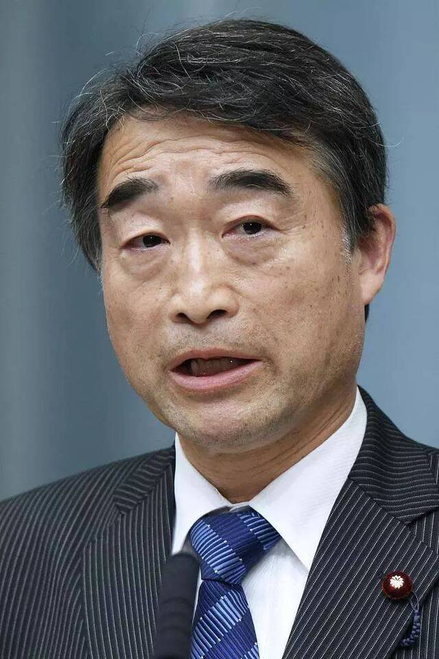 日本厚生劳动大臣根本匠。/视觉中国