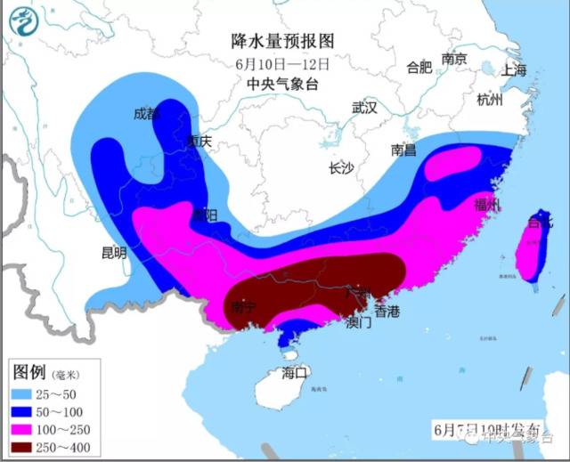 南方将出现入汛以来最大范围强降雨 需警惕次生灾害