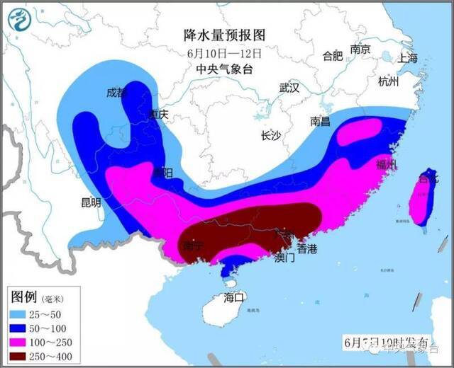 中央气象台警告:南方将出现入汛后最大范围强降雨