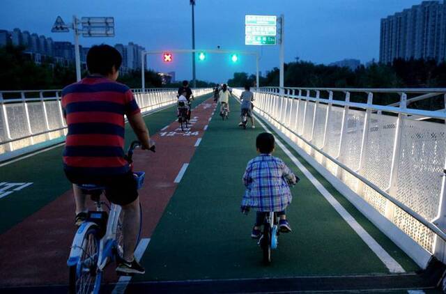 自行车专用路常出没“环法高手”夜间又成“练车场”
