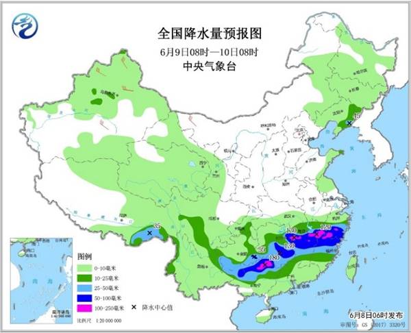 入汛以来最大范围强降雨来袭 前后两轮持续至12日