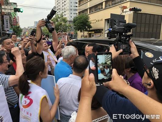 国民党2020初选参选人郭台铭（图片来源：台湾“东森新闻云”）