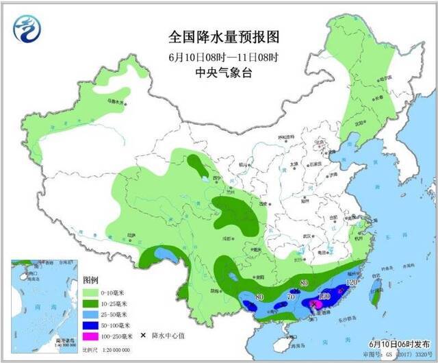 中央气象台：暴雨黄色预警持续 全国多地有强降水