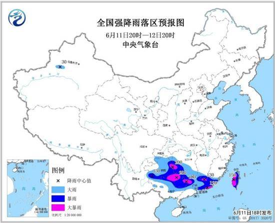 暴雨黄色预警 贵州广西广东等地大到暴雨来袭