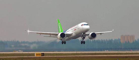  C919（中国商飞官网）