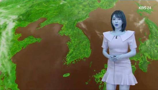 韩国女主播皮肤变成蓝色（KBS新闻）