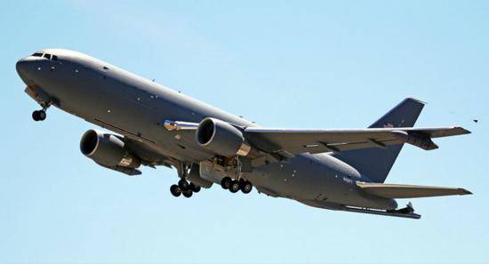 KC-46远程空中加油机资料图（图：俄罗斯卫星通讯社）