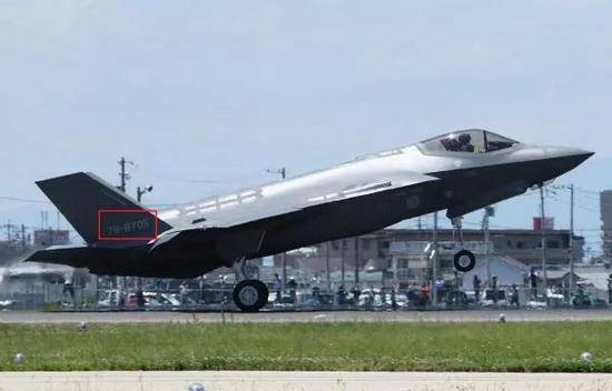 ▲图中这架编号为79-8705的F-35A就是此次日本坠海的战机。