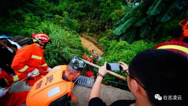 广西凌云暴雨引发山洪已致9人遇难