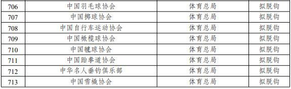 十部委联合发文 体育总局89个协会脱钩改革启动