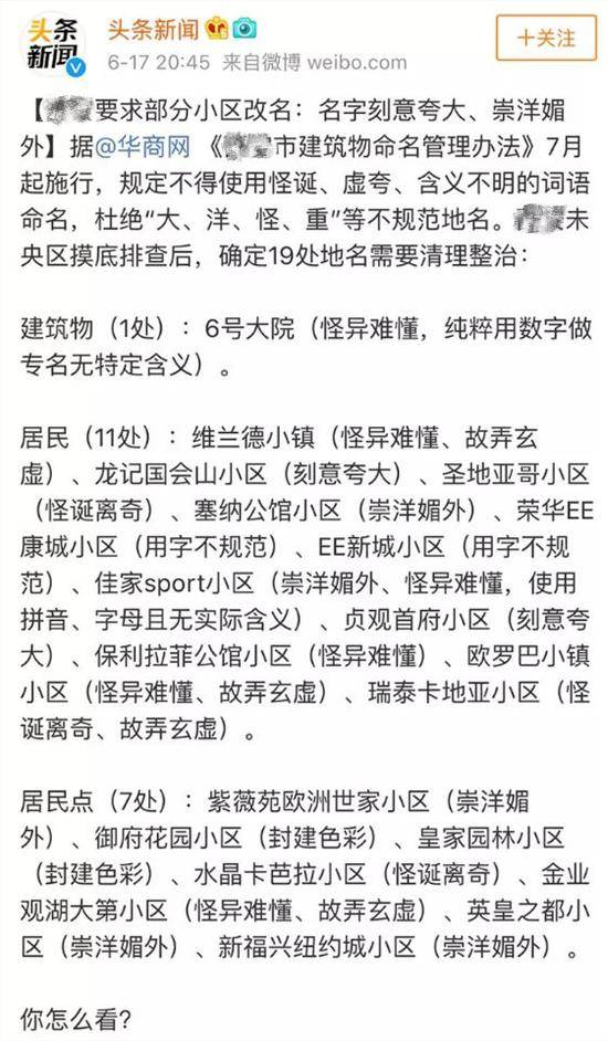 长安剑谈整治不规范地名：考验各地依法行政能力