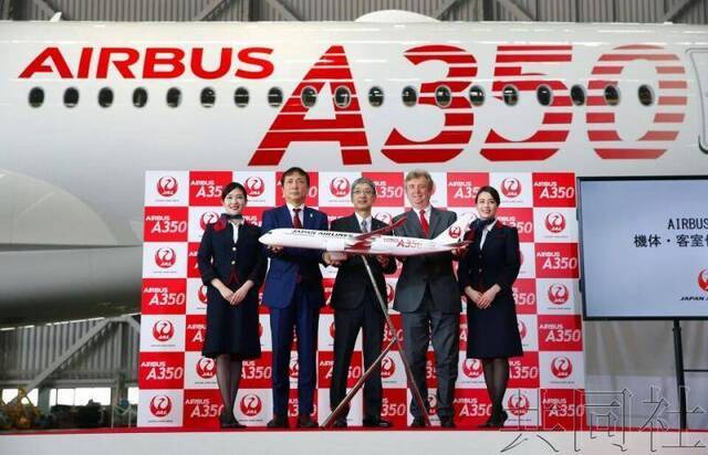 日本航空对外展示首架A350客舱内部 9月正式执飞