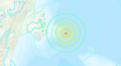 俄罗斯东部附近海域发生6.3级地震 震源深10公里