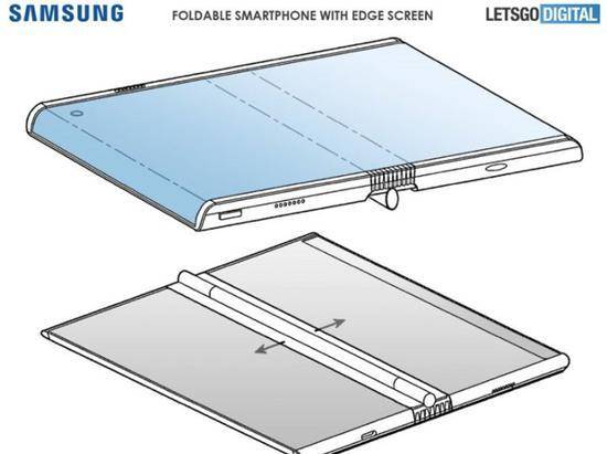 三星折叠屏手机新专利曝光：采用弧形边框设计