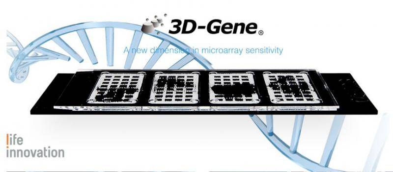 日本东丽公司的超高敏感度基因解析芯片（3D-Gene®）