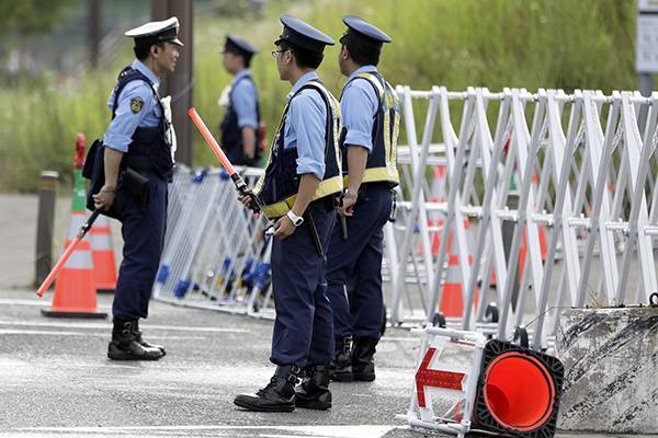 警察在G20峰会会场外巡逻。本文图片视觉中国