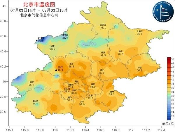 北京4日最高气温有望突破38℃ 或创今年新高