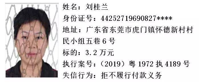 赖账2.95万不还！虎门新一批“老赖”名单真容曝光！