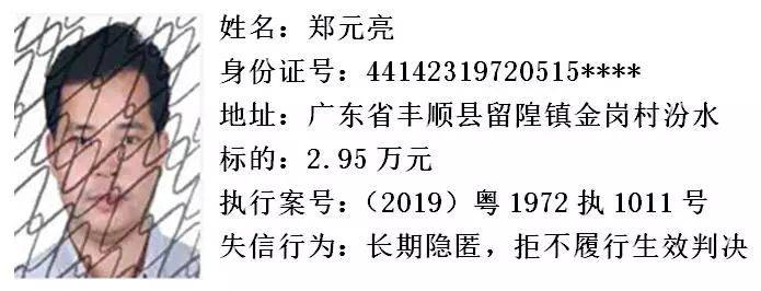 赖账2.95万不还！虎门新一批“老赖”名单真容曝光！