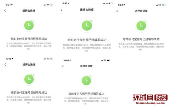 记者实测记录的不同日期排队人数变化。图片来源：受访者供图