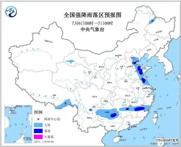 注意！京津冀鲁等地有大到暴雨 局地大暴雨