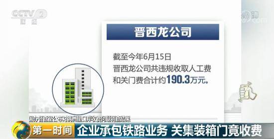 内蒙古满洲里口岸被指乱收费 关集装箱门也收费