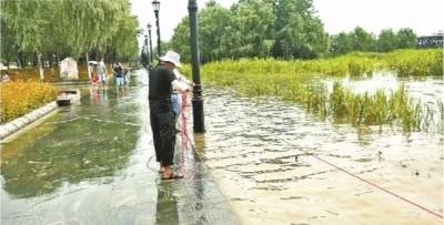 水位上涨观江市民增多