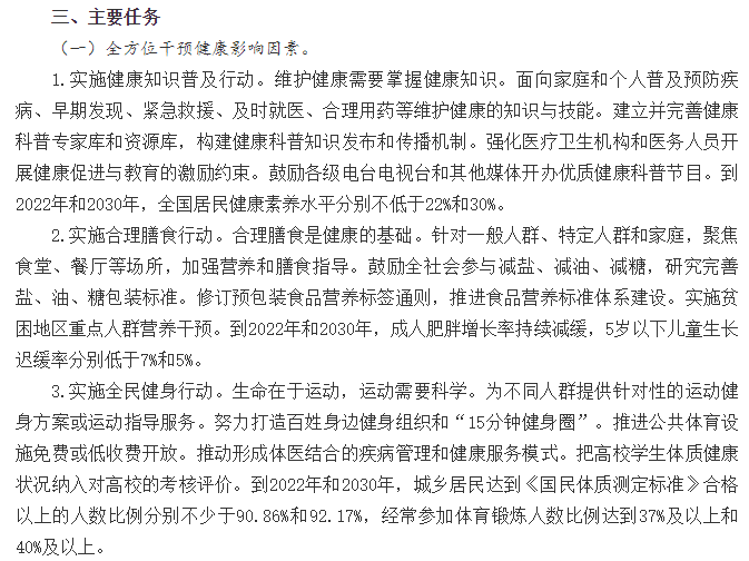 你达标了吗？国务院“喊话”体育锻炼常客未来占40%