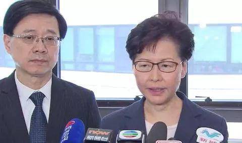  15号下午，香港特区行政长官林郑月娥和保安局局长李家超到香港大埔那打素医院探望受伤的警员时，再次强烈谴责违法暴力行为