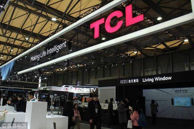 TCL集团今年半年报预增：资产处置净收益约11.5亿