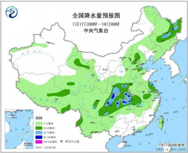 陕西四川等地现强降雨 台风